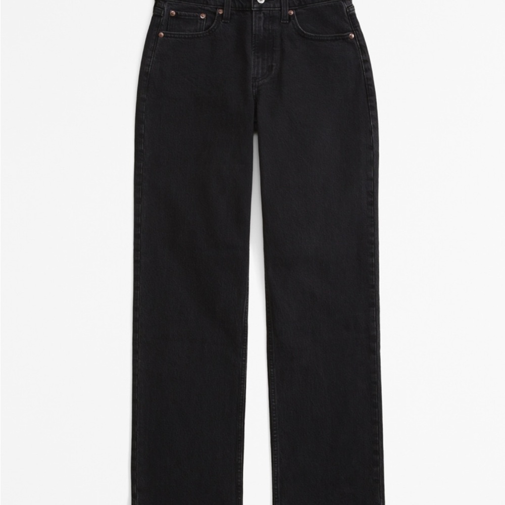 Abercrombie curve love low rise baggy jeans